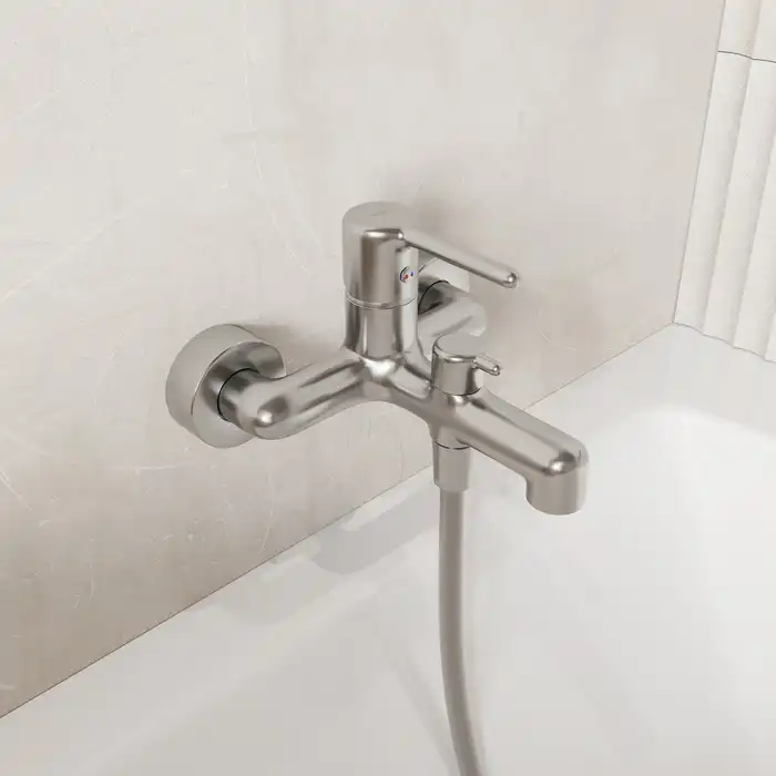 Смеситель для ванны IDDIS Aiger AIGBC00i02WA  цвет, Матовый хром фото 3