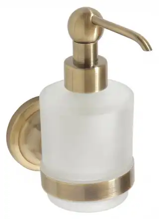 Настенный дозатор для жидкого мыла 7,5 см BEMETA RETRO бронза 144109107 фото 1
