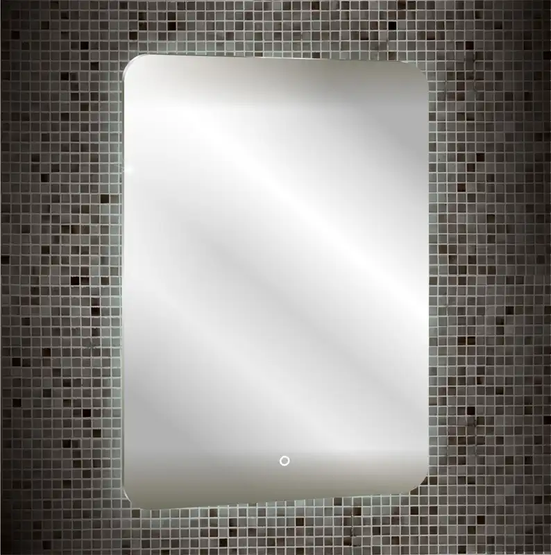Зеркало Azario Паллада 70х90 LED-00002242 с подстветкой, сенсорный выключатель с функцией диммера фото 2