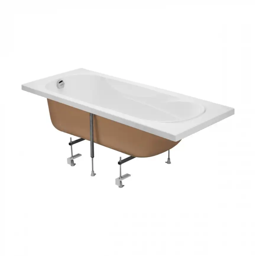 Акриловая ванна Santek Касабланка М 150х70 1WH501530 прямоугольная, Белая фото 3