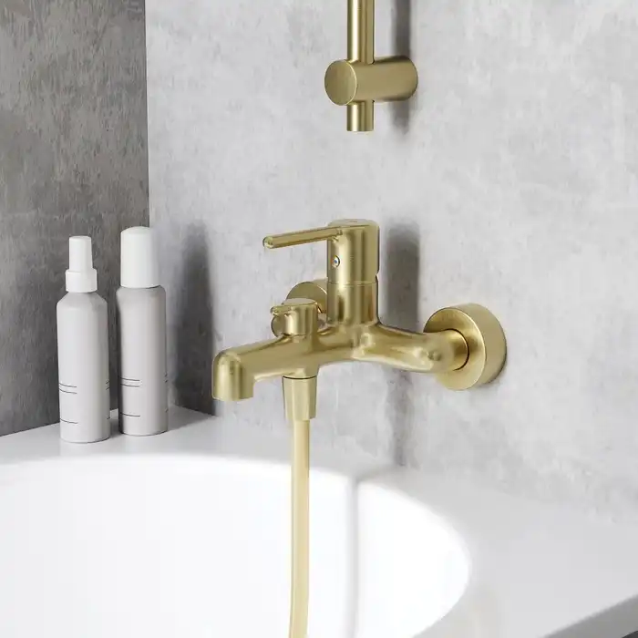 Смеситель для ванны IDDIS Aiger AIGMG00i02WA  цвет, Матовое золото фото 3