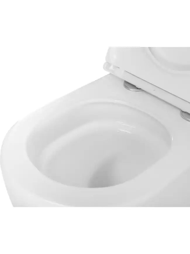 Унитаз подвесной BelBagno COMPATTO BB003CH-TOR/SC безободковый с сиденьем и смывом TORNADO фото 10