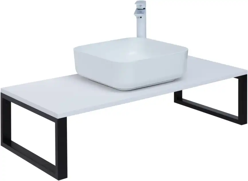 Комплект кронштейнов Aquanet Магнум черный матовый фото 5