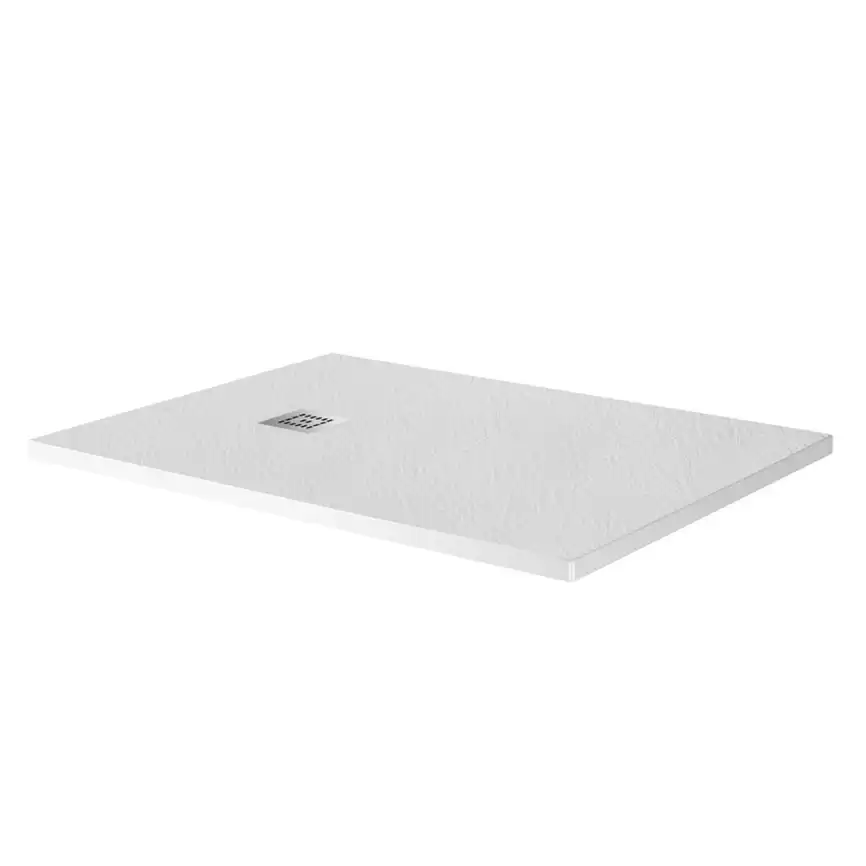 Душевой поддон BelBagno UNO 120х90 из искусственного камня, TRAY-MR-UNO-AH-120/90-35-W-CR, Белый фото 2