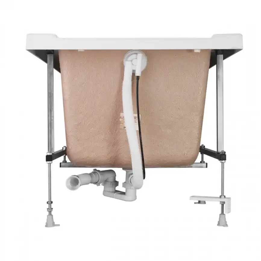 Акриловая ванна Santek Санторини 150х70 прямоугольная белая 1WH302497 фото 5