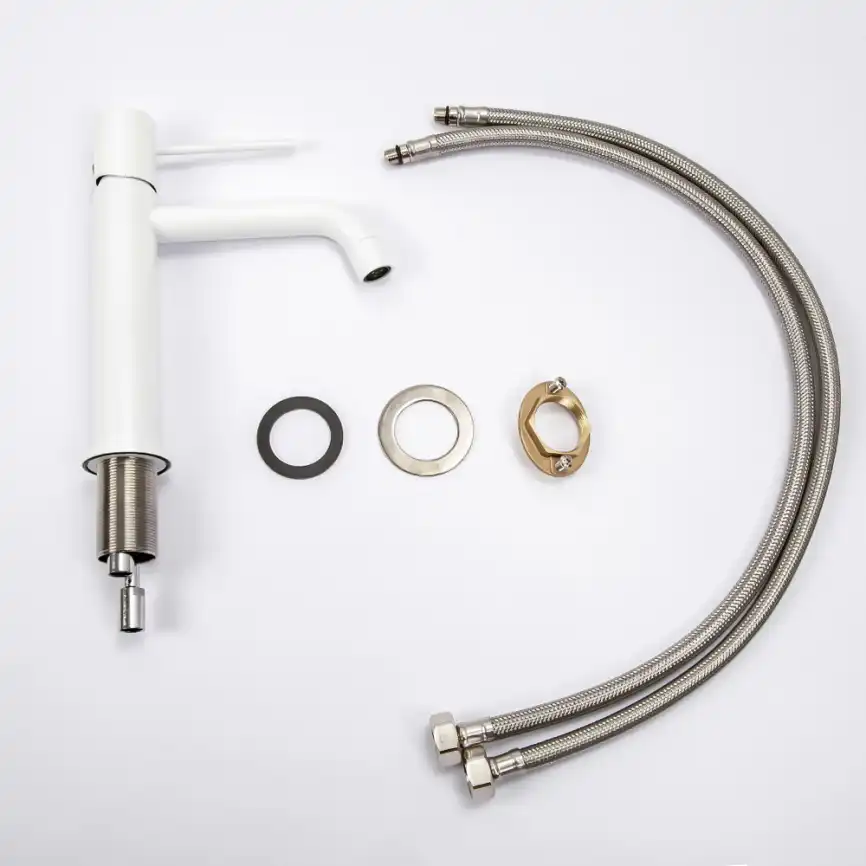 Смесители для раковины AVS Slimmer 811-100-MW, белый матовый фото 14