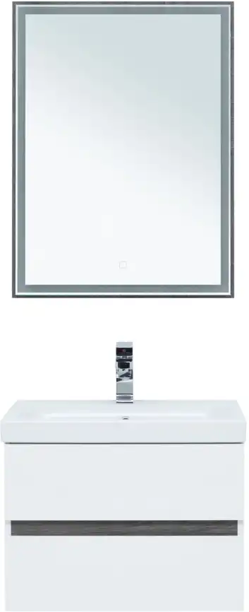 Тумба под раковину Aquanet Беркли 60 белый/дуб рошелье 254289 фото 7