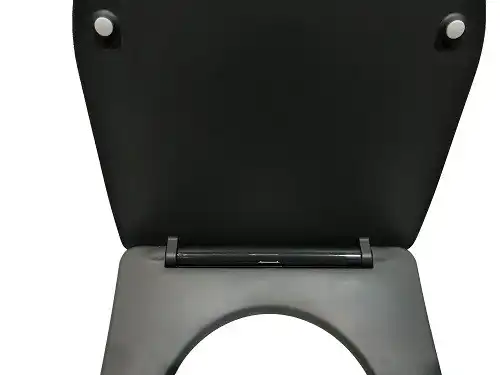 Унитаз подвесной CeramaLux B2330-2MDH с сиденьем микролифт Серый фото 3