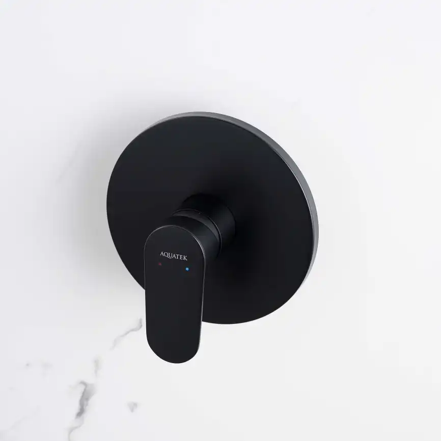 Смеситель для душа Aquatek Ника AQ1866MB, Черный матовый фото 8