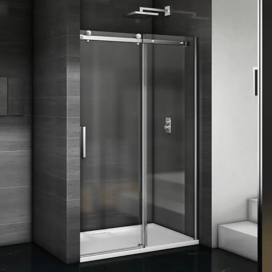 Душевая дверь Good Door Gelaxy WTW-130-C-CH , ГЛ00005, профиль Хром, стекло Прозрачное фото 1