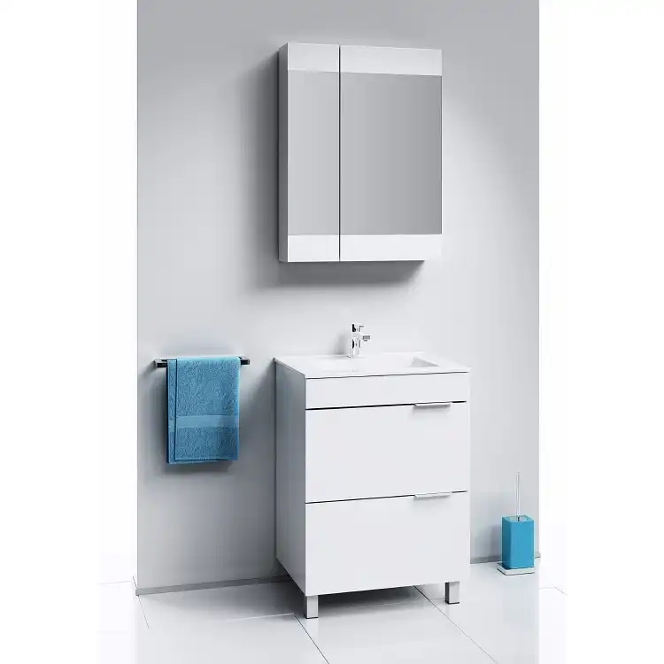 Зеркальный шкаф Aqwella Brig 60 см, Br.04.06/W, цвет Белый фото 3