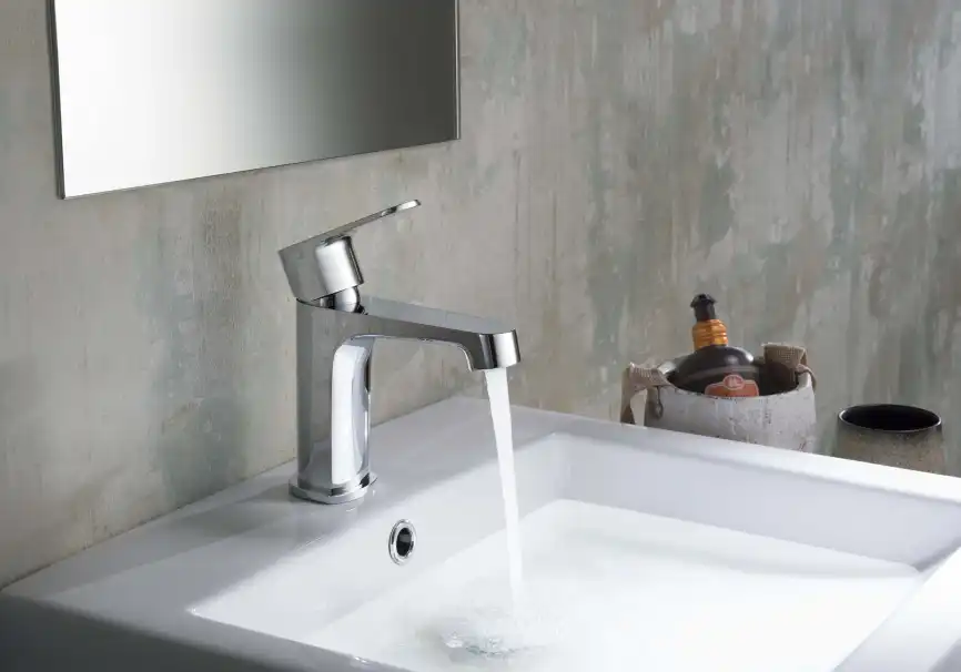 Смеситель для раковины Aquatek Оберон AQ1210CR, однорычажный, цвет Хром фото 3