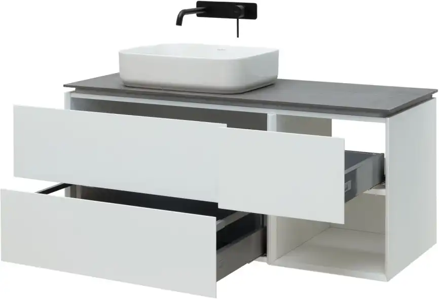 Тумба под раковину Allen Brau Infinity 120 1.21005.WM L белый матовый фото 5