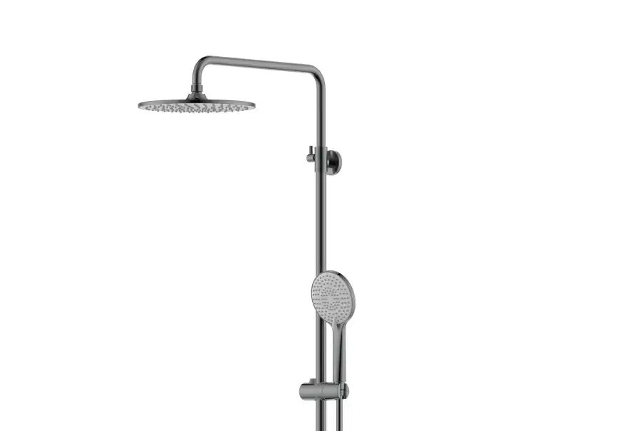 Душевая система Aquatek НИКА AQ2860BGM, Оружейная сталь фото 4