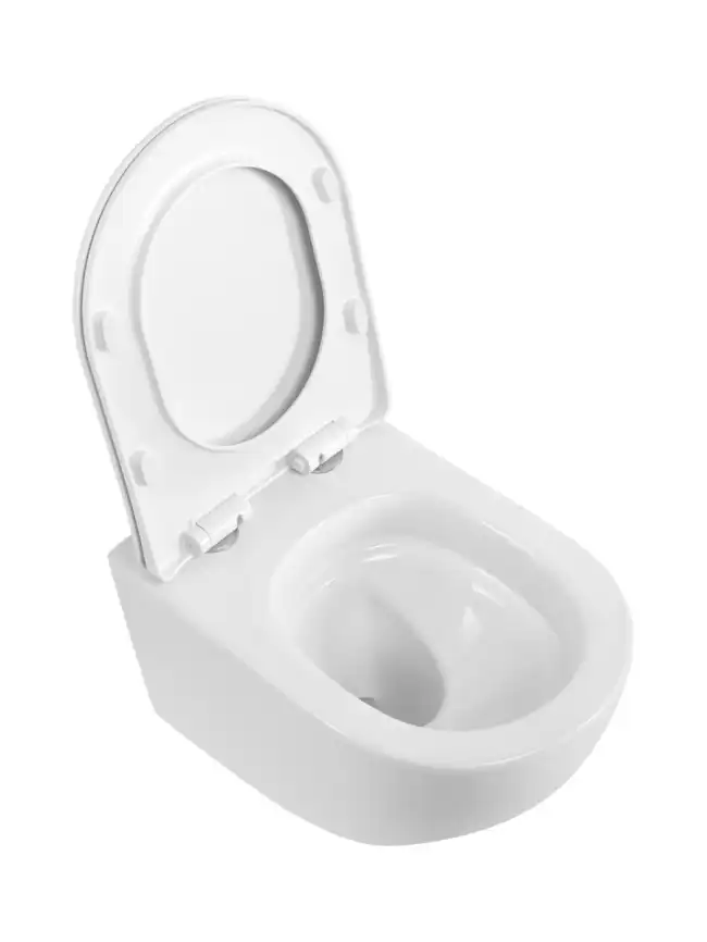 Унитаз подвесной BelBagno MARINO-TOR BB7026CH-TOR/SC безободковый с сиденьем и смывом TORNADO фото 3