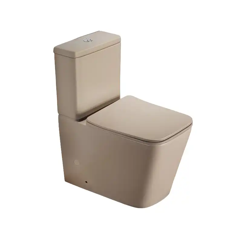 Унитаз-компакт AVS Атом 813-0001-MC безободковый, капучино матовый фото 1