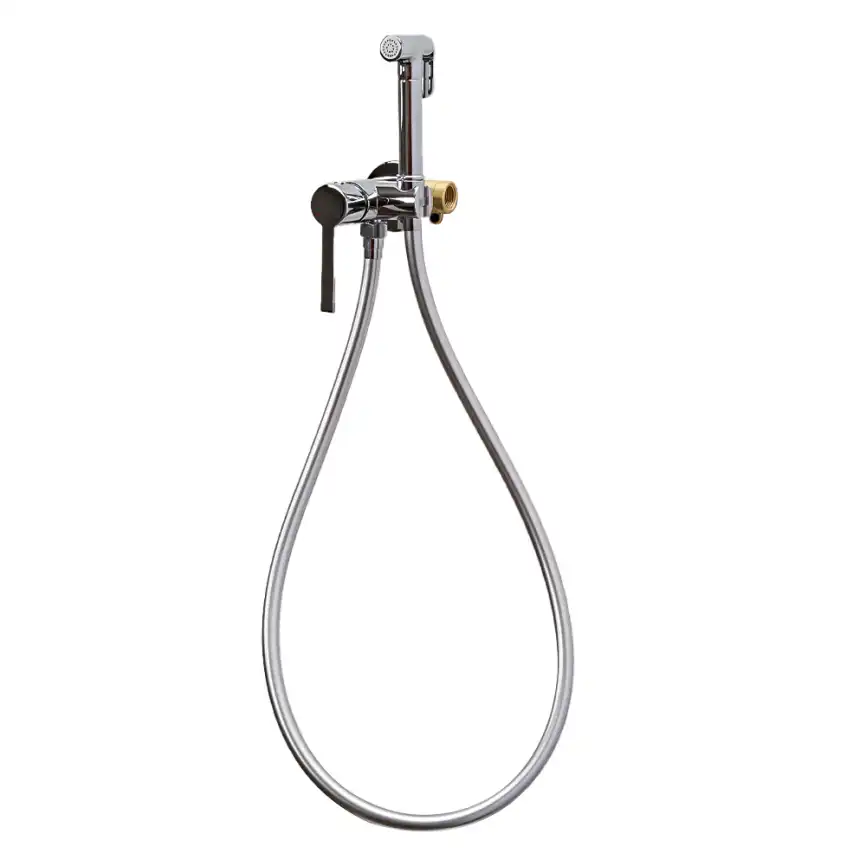 Гигиенический душ со смесителем AVS Elegant 811-431-CR, хром фото 3