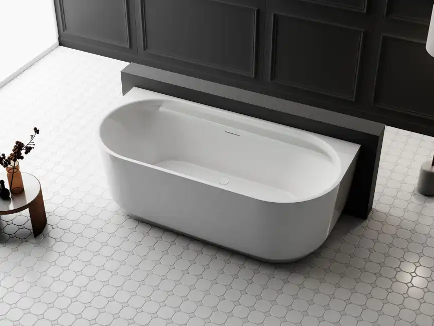 Акриловая ванна Vincea 170х80 VBT-621B отдельностоящая, Белая фото 1