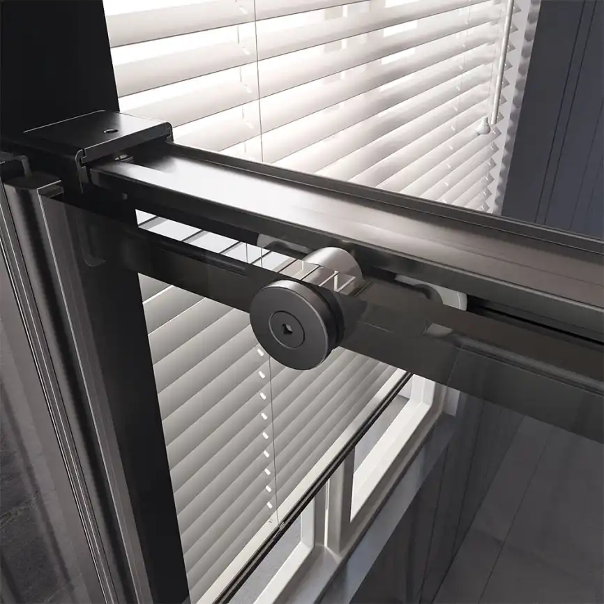 Душевой уголок  Veconi Premium Trento 120х80 PTC40-SP-12080-GR-01-C4, стекло Прозрачное профиль Брашированный графит фото 4