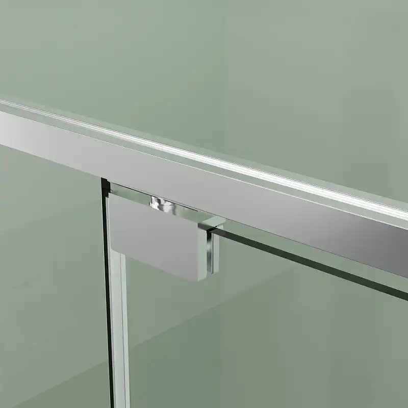 Душевой уголок Azario MALE SQR-90х90х195-CH-CL, прозрачное стекло 6 мм, профиль хром, AZ-J50-90-CH-CL фото 6