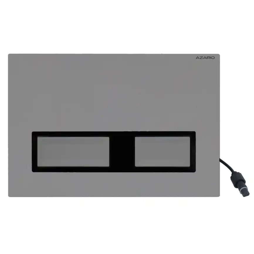 Кнопка смыва AZARIO NEW AZ-008.02 инфракрасный сенсор, механическая, белый глянцевый фото 1