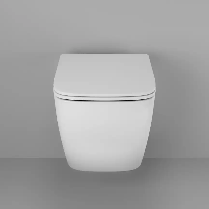 Унитаз подвесной Grossman Thin Rim GR-5603S безободковый, Белый глянцевый, с тонкой крышкой,микролифт фото 2