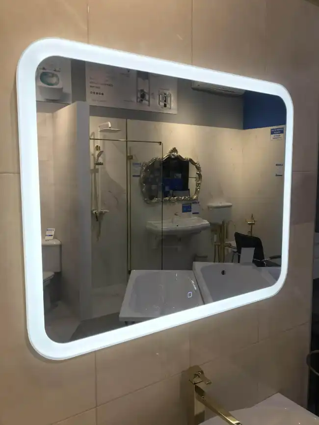 Зеркало с подсветкой AVS Байкал 100х80 см фото 8