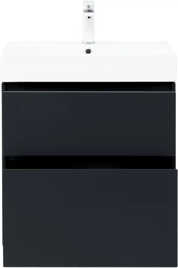 Тумба под раковину Aquanet Бруклин 60 антрацит матовый 310140 фото 9