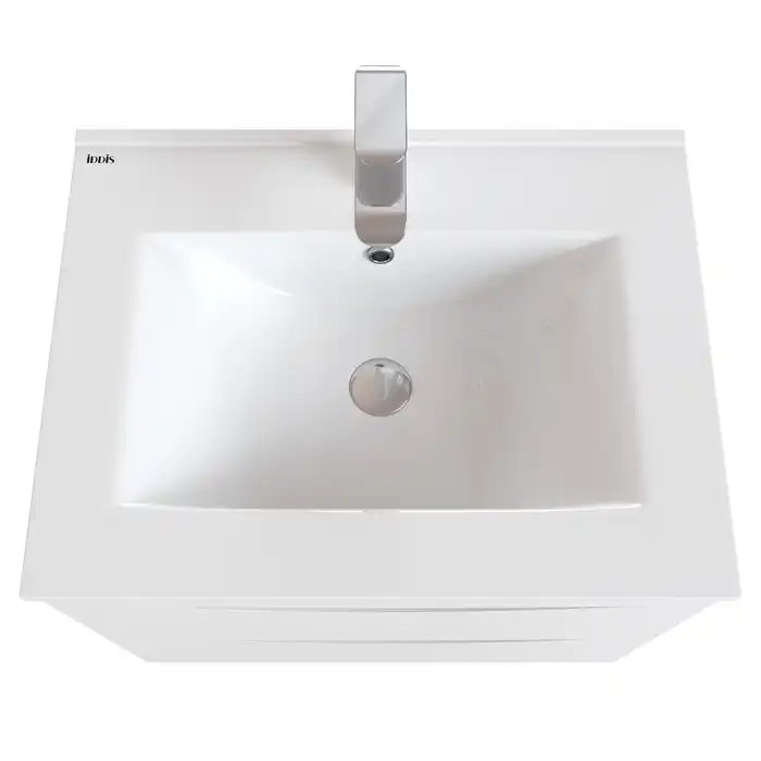 Тумба с раковиной IDDIS Cloud 60, подвесная, Белая, CLO60W0i95K фото 3