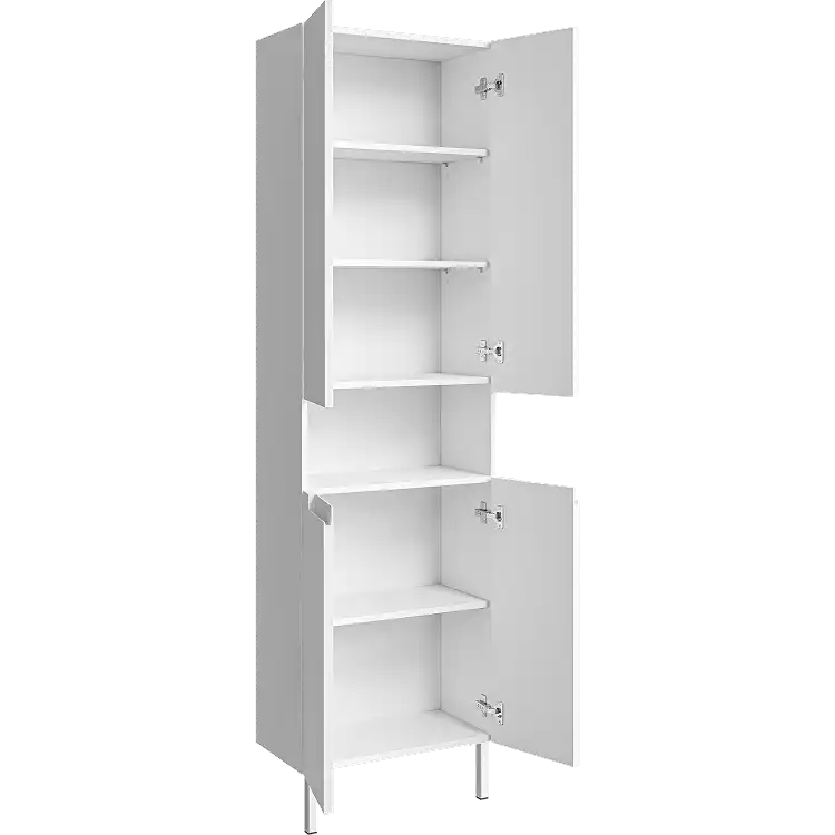 Пенал напольный Aqwella Vancouver 55 VAN0555N, цвет белый фото 2