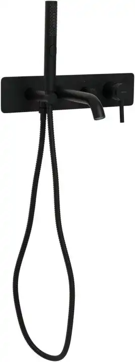 Смеситель для ванны с душем Allen Brau Priority 5.31006-31 встраиваемый, с внутренней частью, Черный матовый фото 1