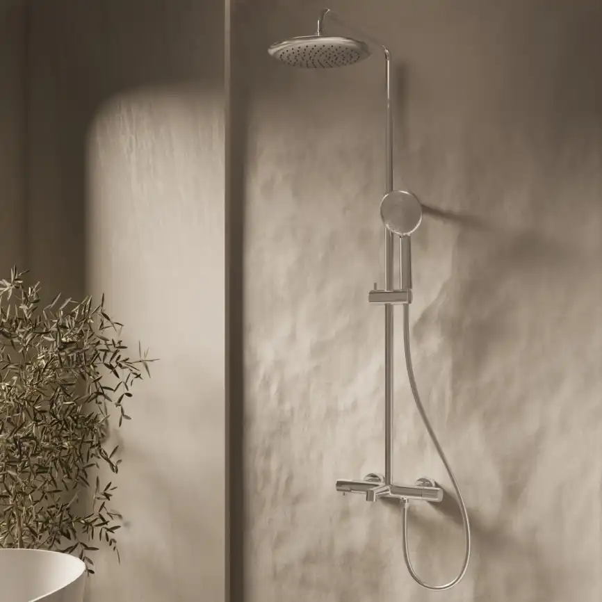 Душевая система  Vincea Desire VSFS-1D1TCH VSFS-1D1TCH термостатическая с изливом, хром фото 1
