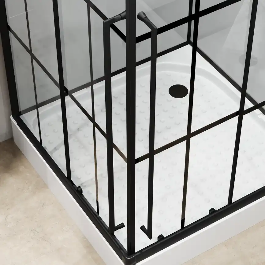 Душевая кабина Niagara Standart 100х100х225 ST100/15QL/KL/BKT низкий поддон, без гидромассажа фото 5