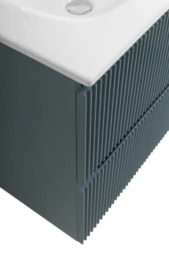 Тумба под раковину BelBagno UNO-600-2C-SO-AO подвесная, Голубой Матовый фото 8