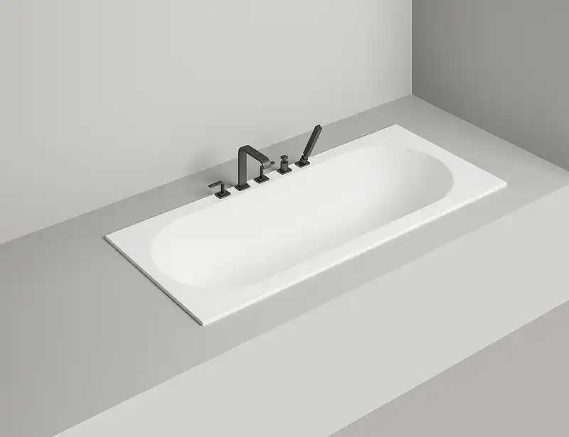 Ванна Salini ORNELLA 170х70 102323M из материала S-Stone, Белая матовая фото 4