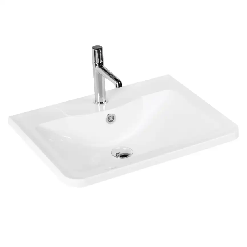Раковина из литьевого мрамора BelBagno BB600/455-LV-MR-ALR фото 1