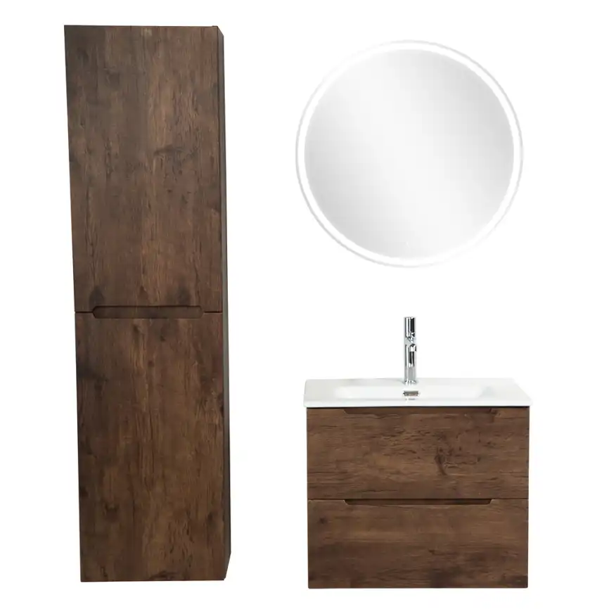 Тумба под раковину BelBagno ETNA39-500/390-2C-SO-RW-P подвесная Rovere Moro фото 11