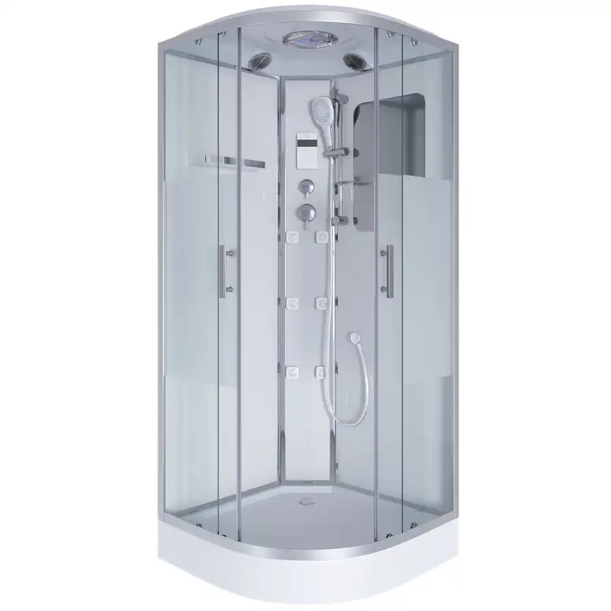 Душевая кабина Niagara Ultra 90х90х220 NG-301-01 низкий поддон, с гидромассажем фото 1