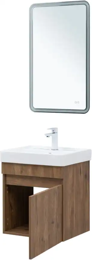 Тумба под раковину Aquanet Оптима 50 дуб рустикальный , 344794 фото 13