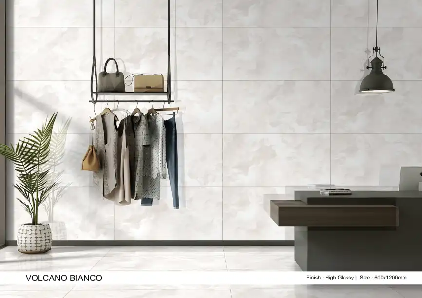 Керамогранит AZARIO VOLCANO BIANCO 60х120 High glossy (P4110821141) фото 4
