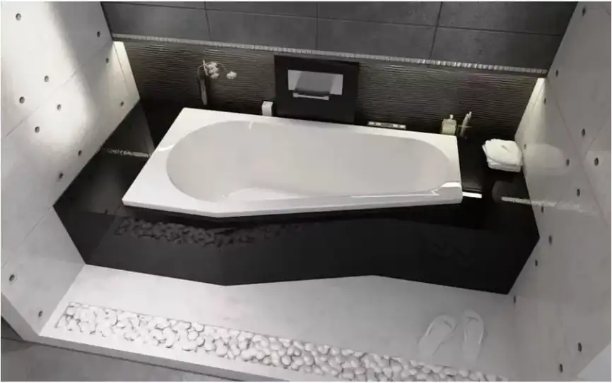 Акриловая ванна RIHO DELTA 160х80 R правосторонняя B068001005 фото 3