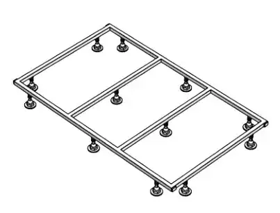 Каркас для поддона Good Door Essentia;Flow;Stella 140х70, КП00007 фото 1