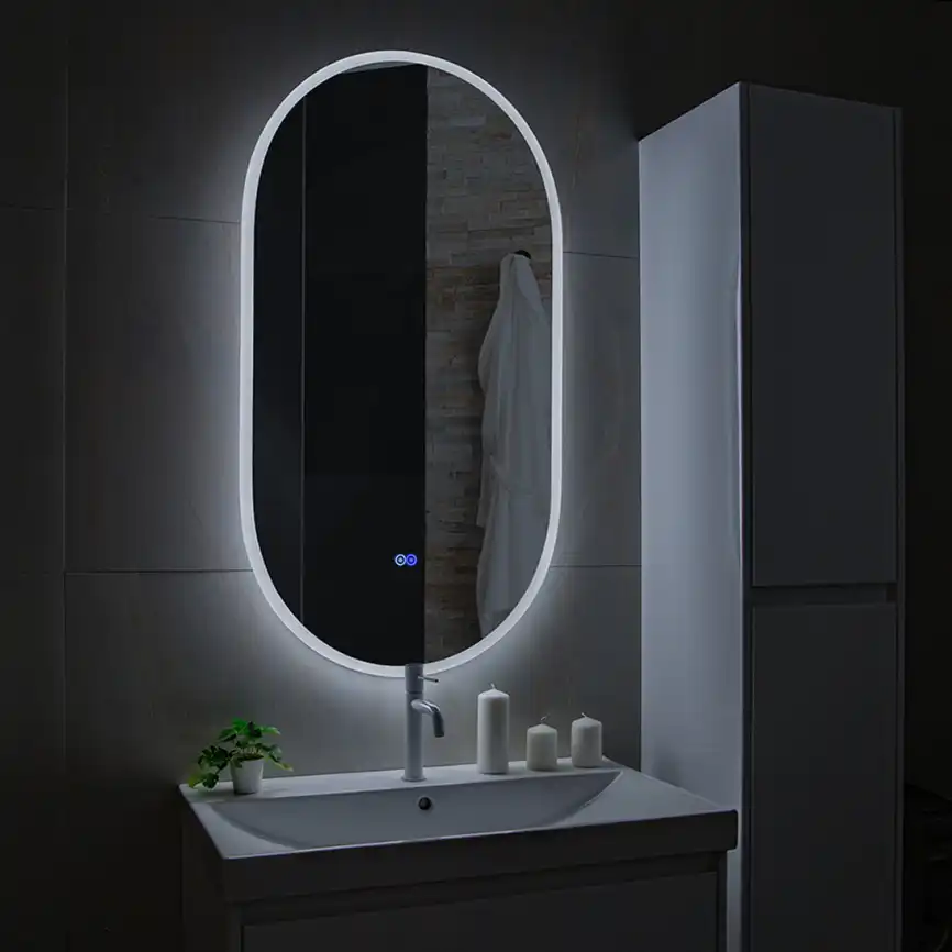 Зеркало с подсветкой AVS Агния 60x120 см, антипар фото 6