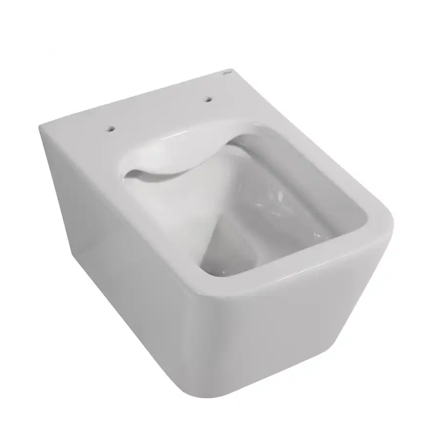 Подвесной унитаз ABBER Rechteck AC1201 белый, безободковый, с сиденьем микролифт фото 5