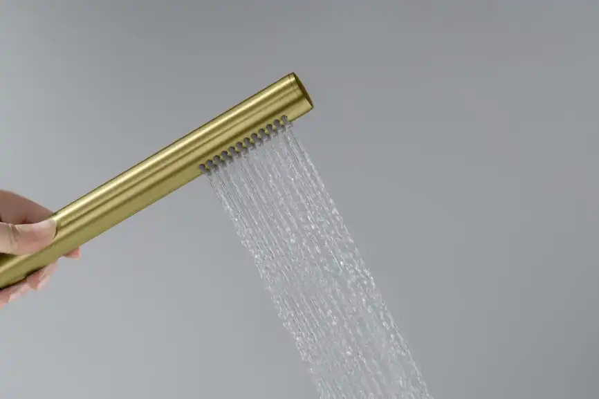 Душевая лейка Aquatek Европа AQ2002BG, Золото матовое фото 5