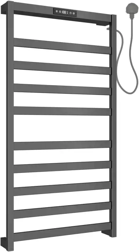 Полотенцесушитель электрический Allen Brau Reality 900х472 7.32001-GM, графит матовый фото 1