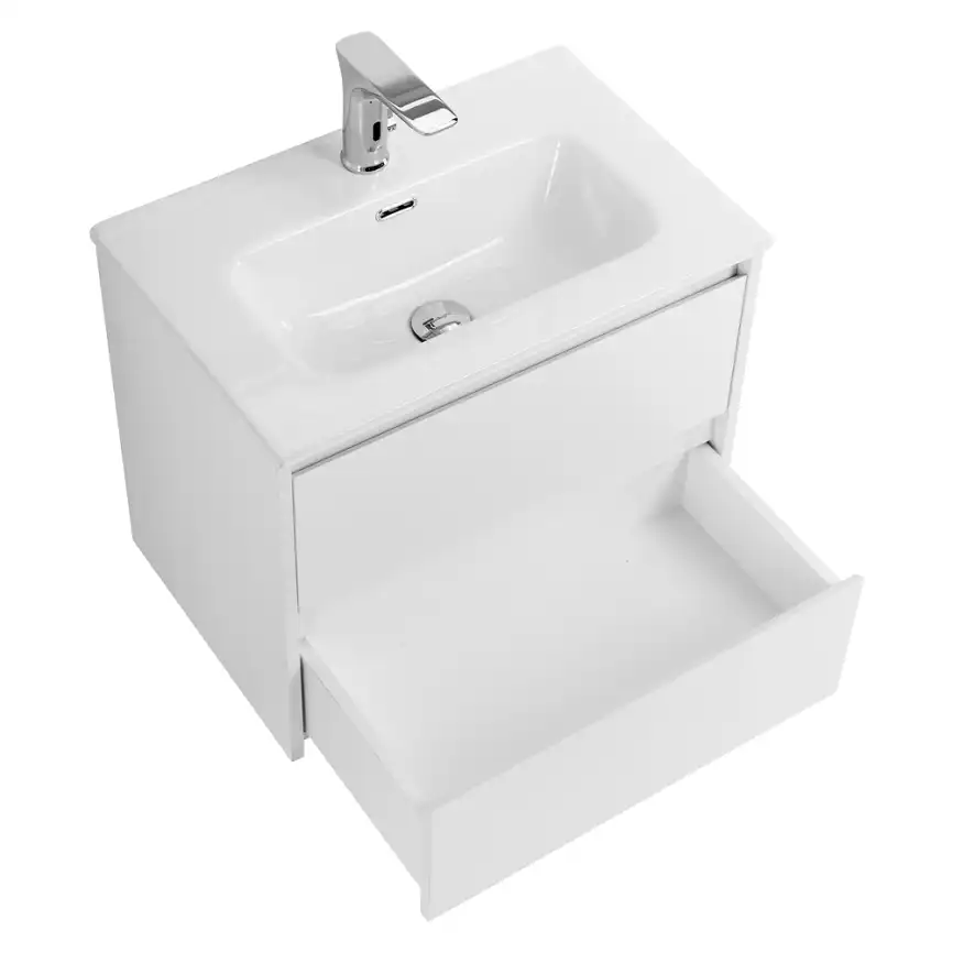 Тумба под раковину BelBagno KRAFT 39-500/390-2C-SO-BO подвесная Bianco Opaco фото 4