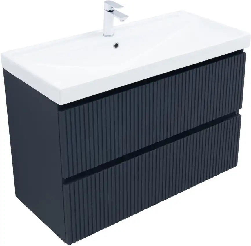 Тумба под раковину Aquanet Джейн (Flat) 100 маренго, подвесная, 335431 фото 13