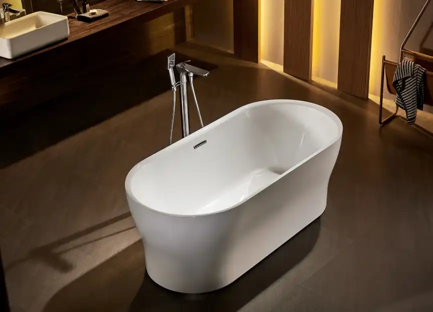 Акриловая ванна BelBagno 150х80 BB405-1500-800, отдельностоящая, Белая глянцевая фото 1