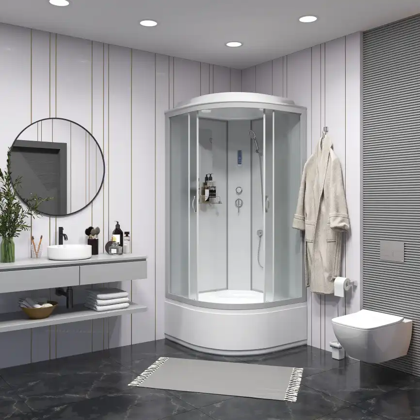 Душевая кабина Niagara Classic 90х90х215 NG-2308-14P высокий поддон, без гидромассажа, 23081424P фото 2